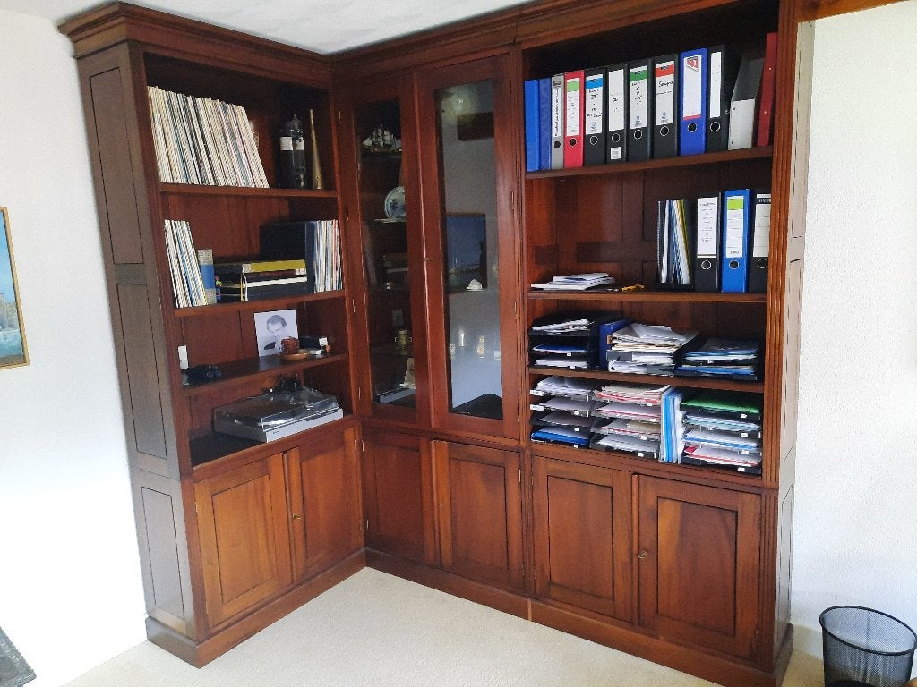Klassieke kast, Ophalen, 200 cm of meer, Klassiek, Teakhout