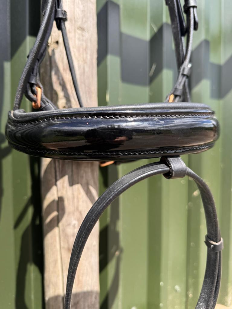 Zwart hoofdstel FULL, Dieren en Toebehoren, Paarden en Pony's | Hoofdstellen en Tuigage, Ophalen of Verzenden, Zo goed als nieuw