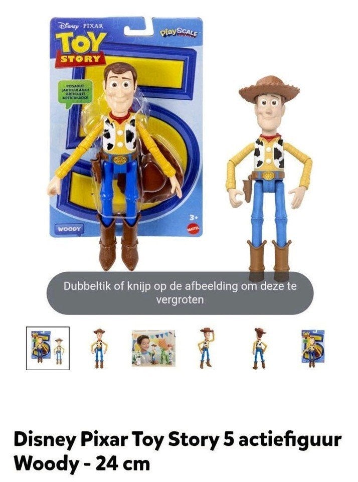 Disney Pixar Toy Story Woody actiefiguur - Nieuw verpakkin, Ophalen of Verzenden, Nieuw