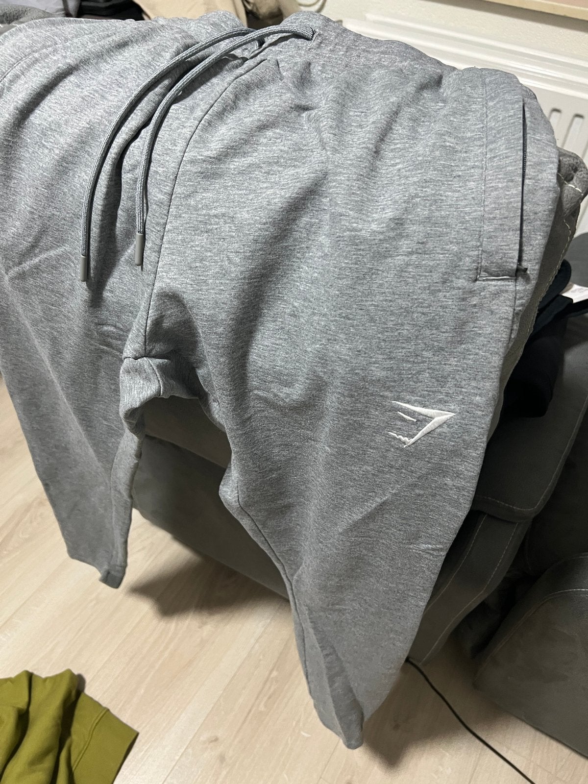 Gymshark Trainingsbroek | Maat S, Ophalen, Fitness, Grijs, Gedragen
