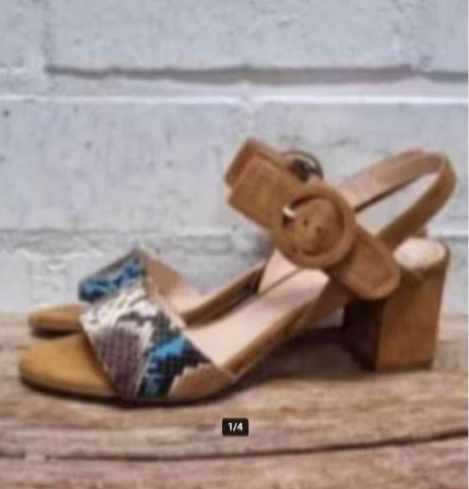 GOSH - Prachtige leren sandalen maat 41 - Nieuw €99,95, Kleding | Dames, Schoenen, GOSH, Nieuw, X, Sandalen of Muiltjes