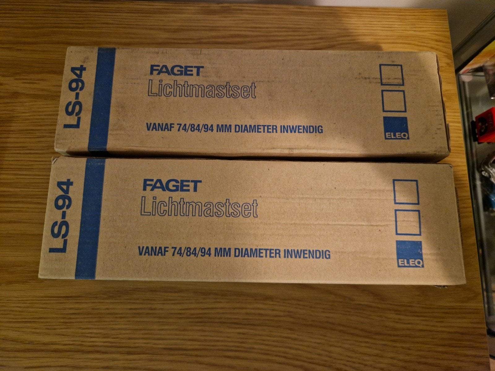 Eleq Faget lichtmastset LS-94 - 2 stuks, Ophalen of Verzenden, Zo goed als nieuw