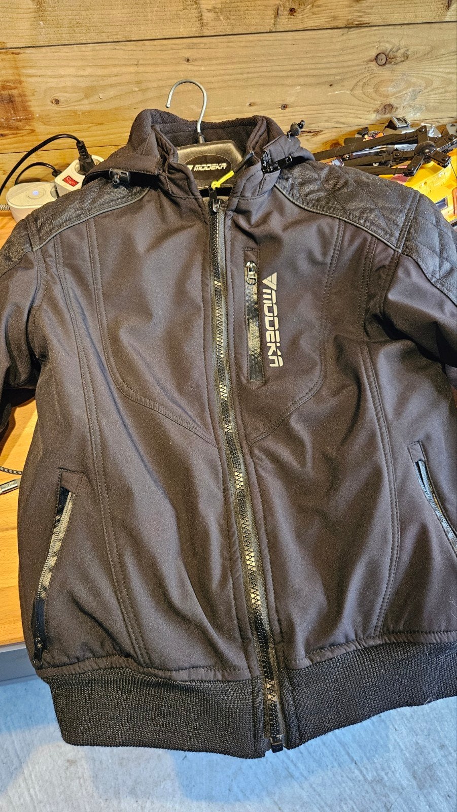 Modeka Motorjas - Zwart, Maat S, Jas | textiel, Heren, Ophalen of Verzenden, Modeka