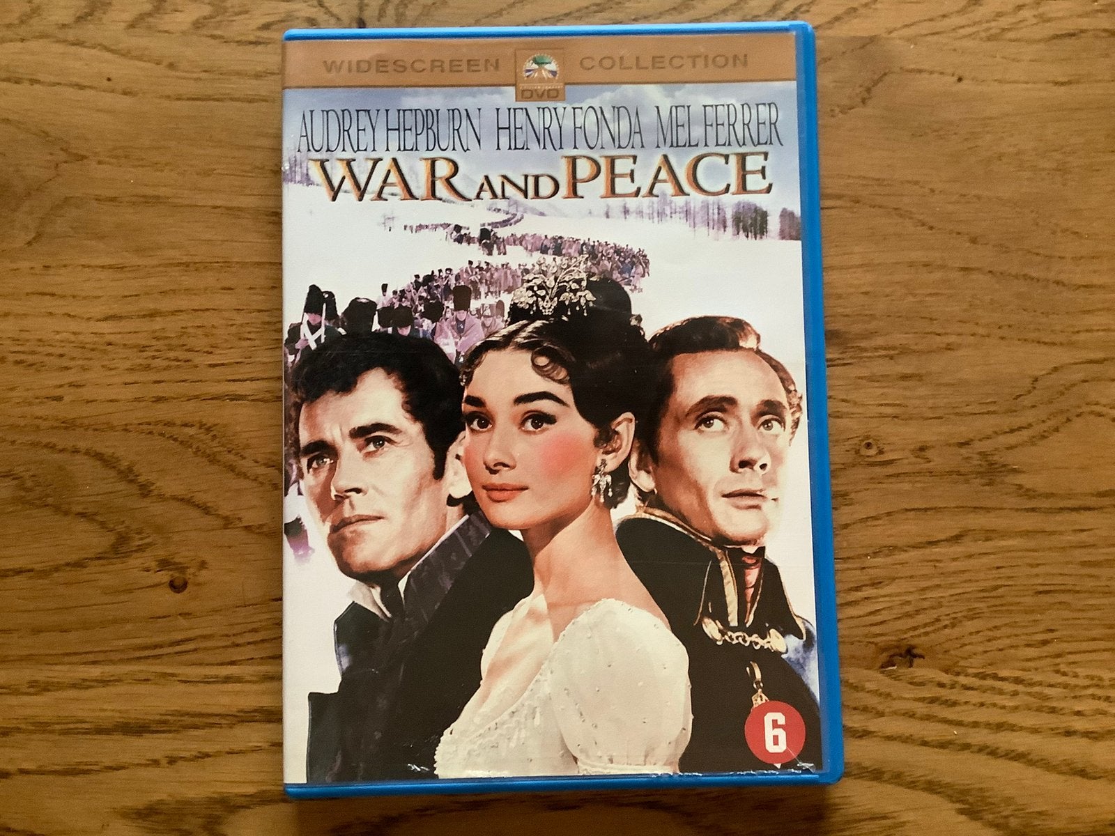7). War and Peace, Audrey Hepburn, Henry Fonda, Mel Ferrer., Alle leeftijden, Ophalen of Verzenden, Zo goed als nieuw, Drama