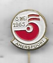 AMERSFOORT 5 MEI BEVRIJDING SPELD, Verzamelen, Speldjes, Pins en Buttons, Verzenden, Gebruikt, Overige onderwerpen, Speldje of Pin