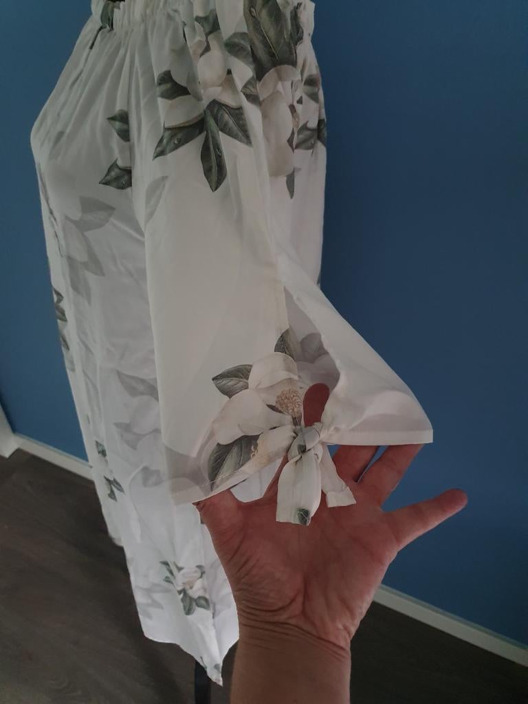 Nieuwe Geisha off-shoulder tuniek, maat S, Kleding | Dames, Jurken, Geisha, Wit, Nieuw, Ophalen of Verzenden