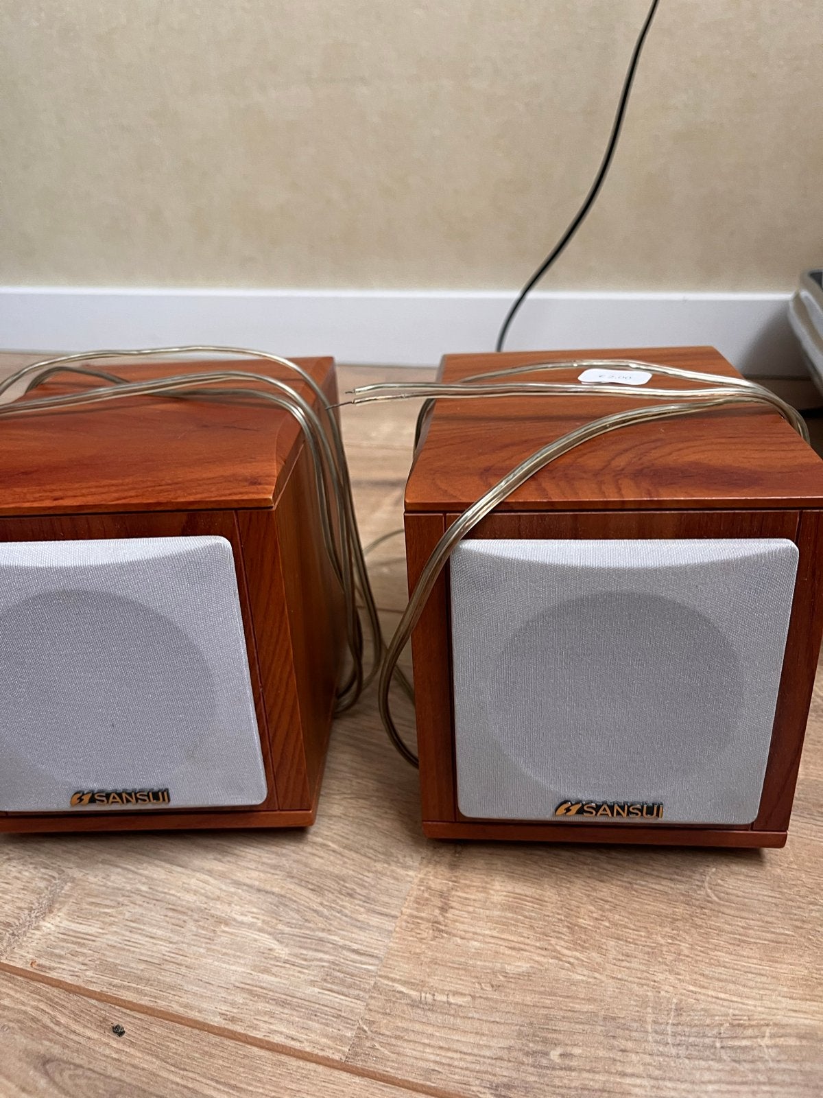 Sansui Speakers - Compacte Boekenplank Luidsprekers, Overige merken, Gebruikt, Inclusief kabels, Ophalen of Verzenden