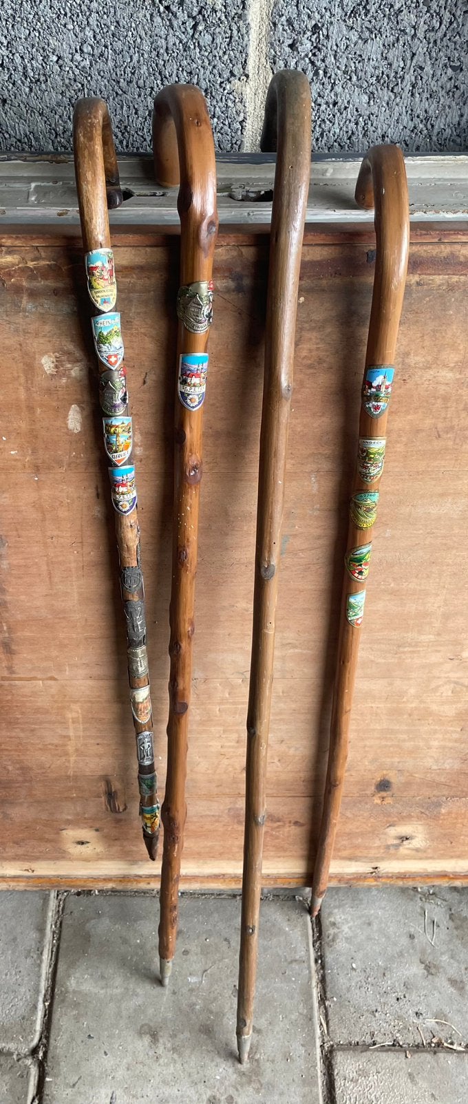 Wandelstokken set uit jaren 50/60, Diversen, Ophalen of Verzenden, Gebruikt