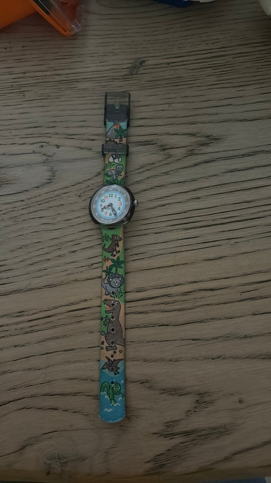 Flik flak horloge dinosaurussen, Ophalen of Verzenden, Gebruikt, Jongen of Meisje