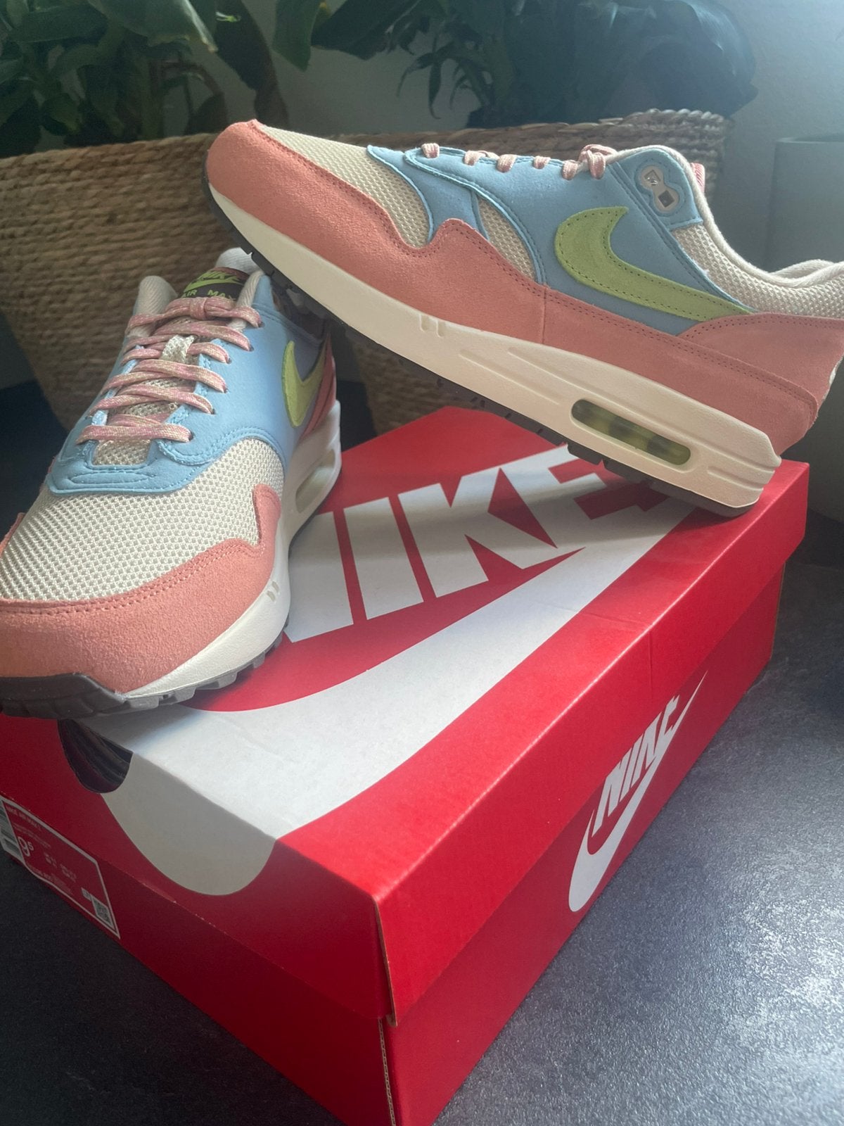 Nike Air Max 1 Madder Root! Nieuw! Maat 43! OG!, Kleding | Heren, Schoenen, Overige kleuren, Nieuw, Ophalen of Verzenden, Sneakers of Gympen