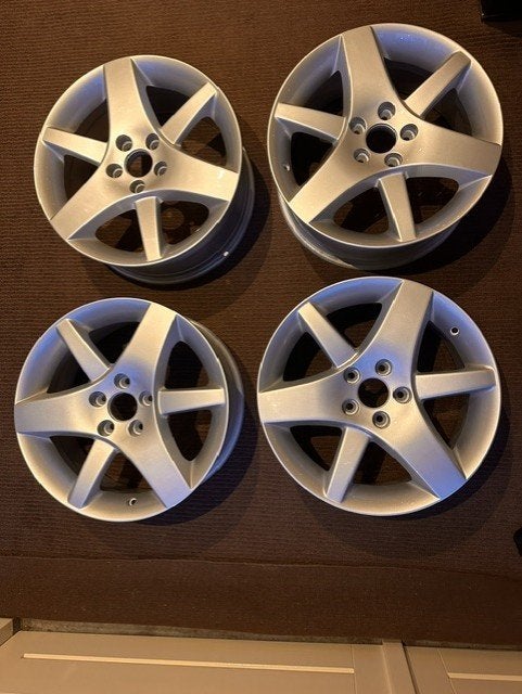 Saab Aero velgen ALU 36 17 Inch Dubbel Drie Spoke, Auto-onderdelen, Ophalen, Velg(en), Nieuw, 17 inch