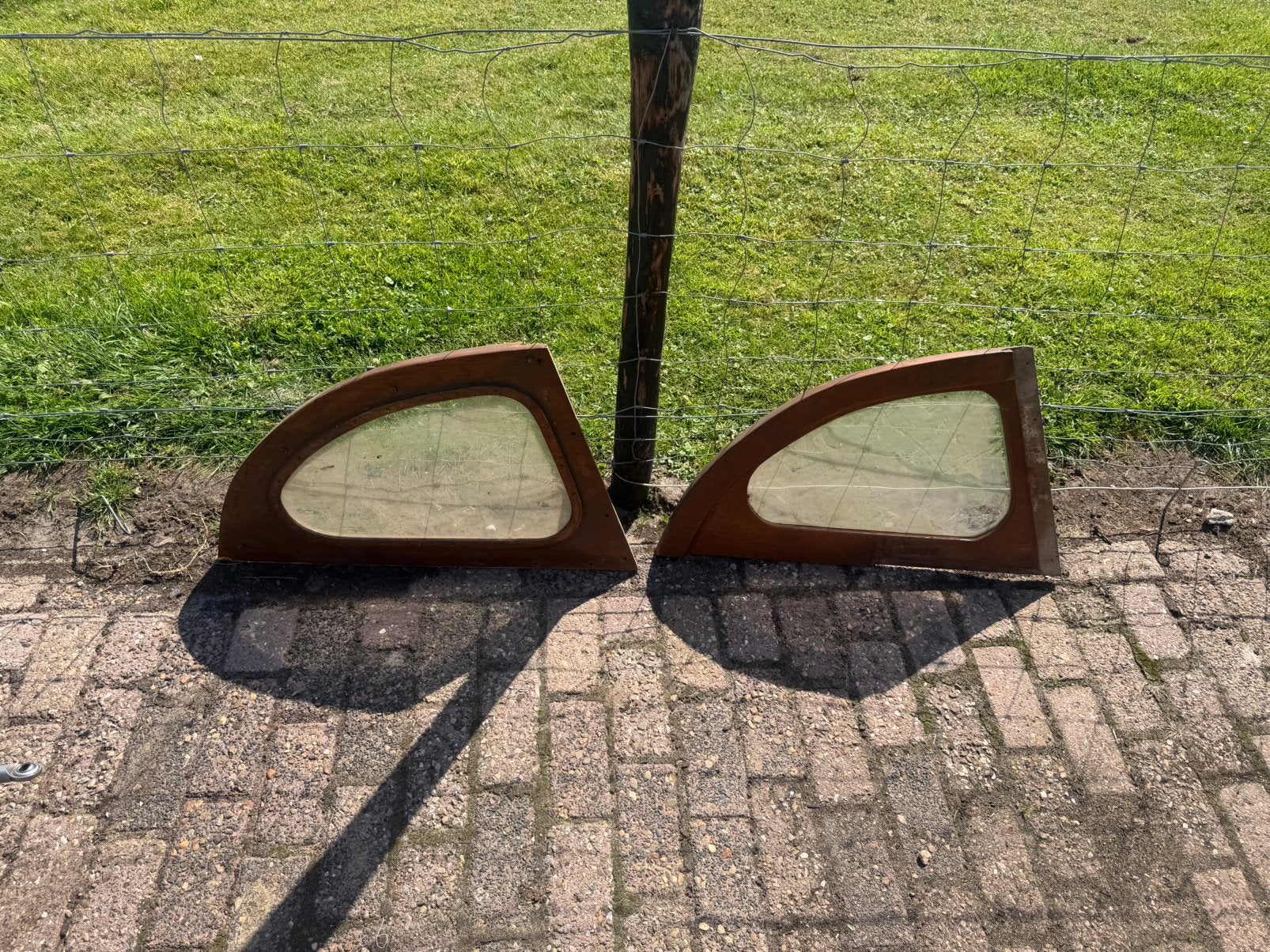 Zijramen voor nostalgische bootje!, Ophalen, Rechthoekig, 50 tot 100 cm, Minder dan 100 cm