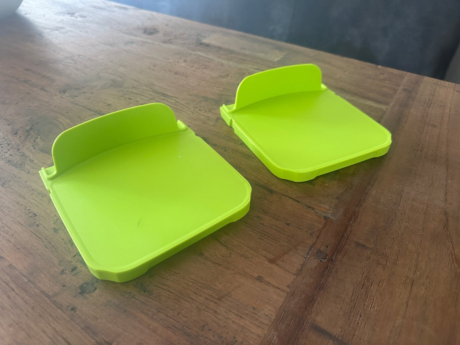 2x Groene tussen schotjes voor lunchdoos Tupperware, Kunststof, Ophalen of Verzenden, Broodtrommel, Groen