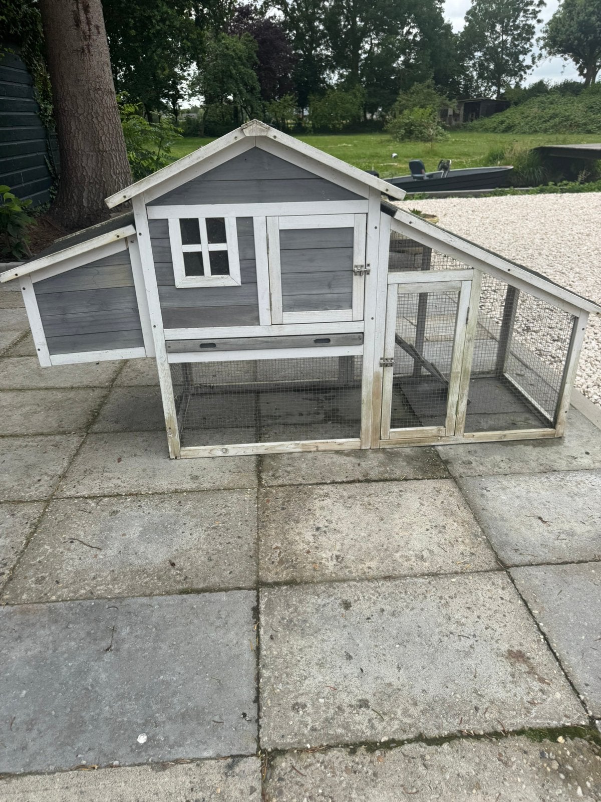 Kippenhok , konijnenhok , buiten hok, Ophalen, 110 cm of meer, Zo goed als nieuw, 90 cm of meer