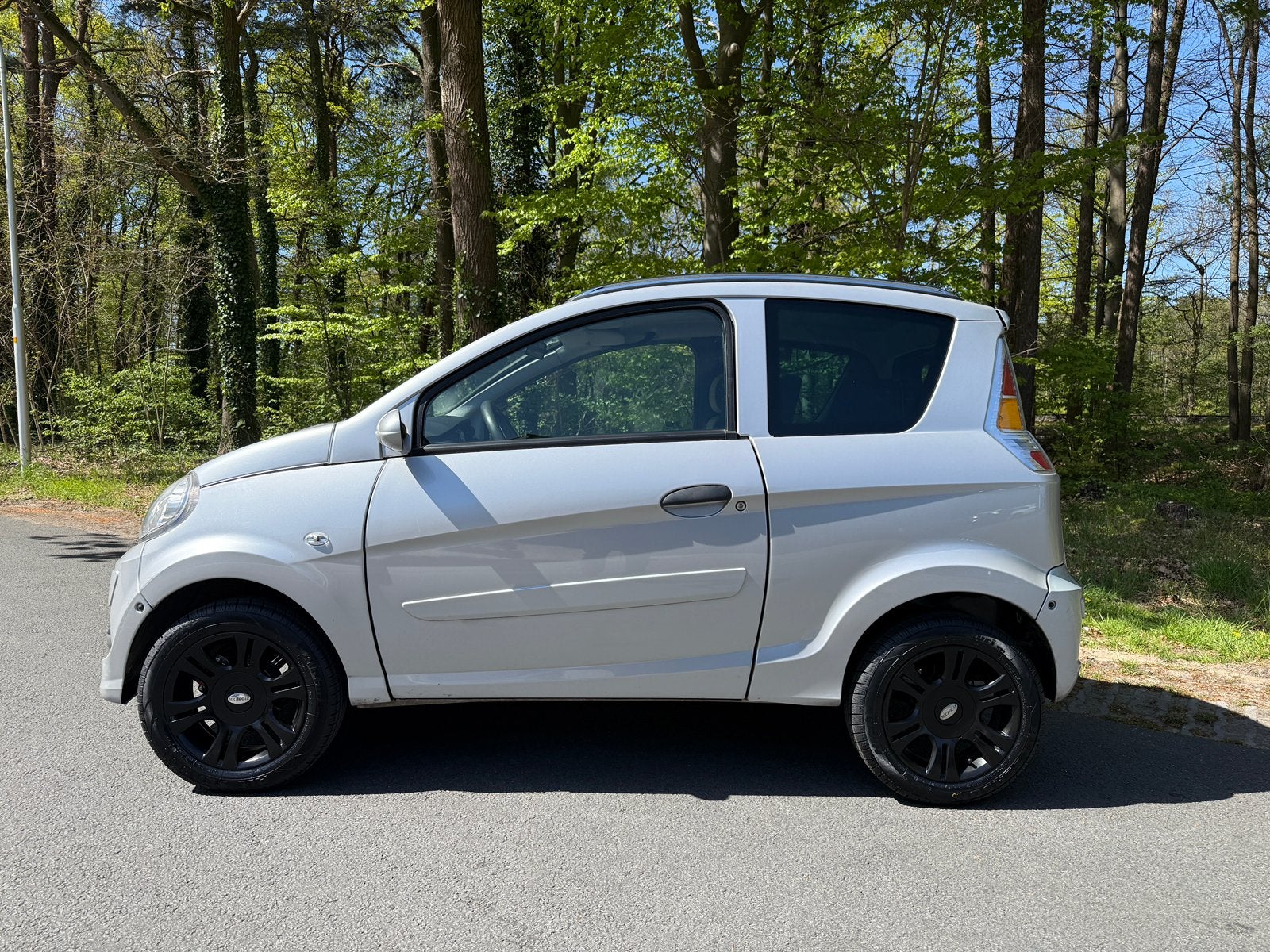 Microcar M.Go Brommobiel 45KM / ZILVER / YANMAR / 2009, Ophalen, Holtkampminicars@gmail.com, Holtkamp Minicars, 16 km/u of meer