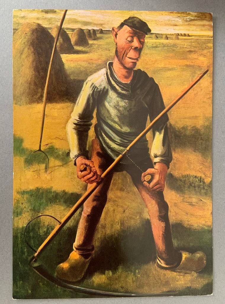 Hendrik Chabot, Maaiende Boer, Ophalen of Verzenden, Ongelopen