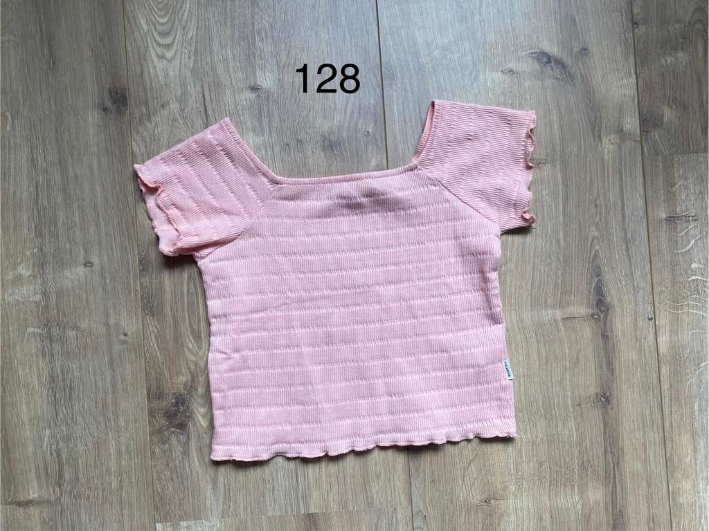 Topje 128, Ophalen of Verzenden, Zo goed als nieuw, Meisje, Shirt of Longsleeve