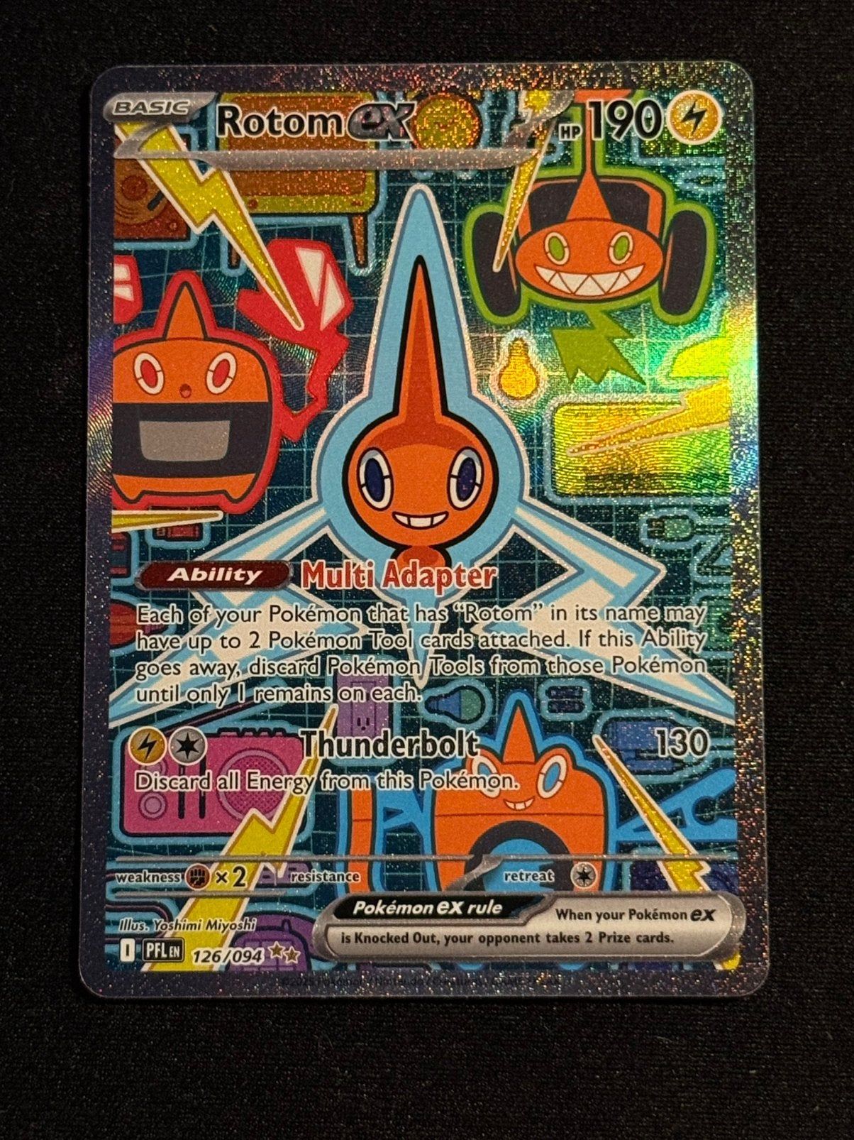 Rotom EX 126, Ophalen of Verzenden, Zo goed als nieuw, Losse kaart