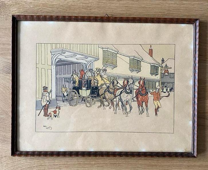 Schilderij Harry Eliott, Ophalen