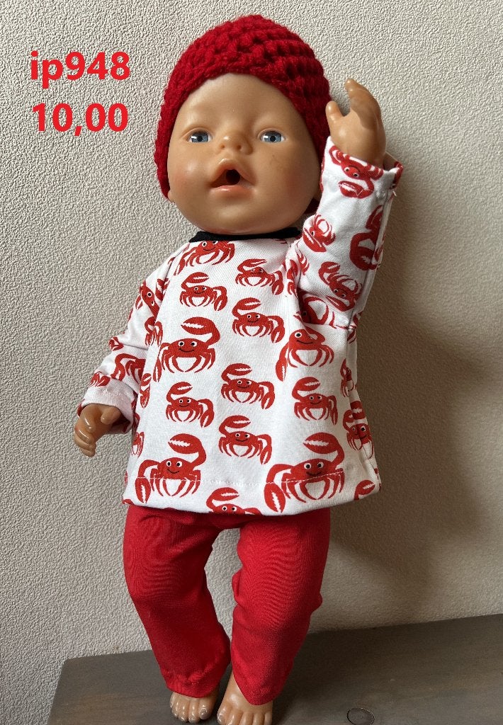 Poppenkleertjes baby born. Set krabbegat. Opbrengst KiKa., Ophalen of Verzenden, Nieuw, Babypop