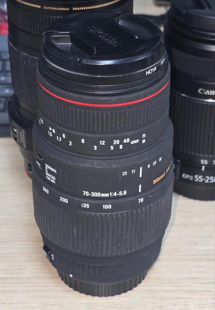 Sigma 70-300mm f/4-5.6 APO DG Macro  Canon EF, Ophalen of Verzenden, Gebruikt, Telelens, Zoom