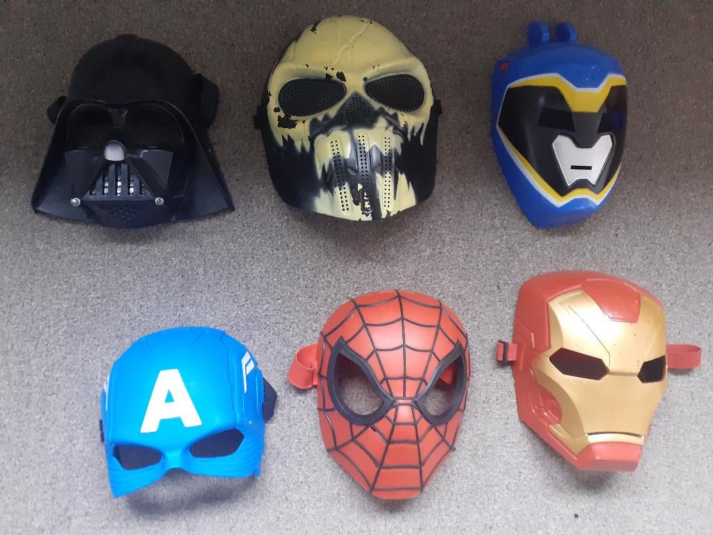Marvel maskers, Ophalen of Verzenden, Gebruikt, Jongen of Meisje
