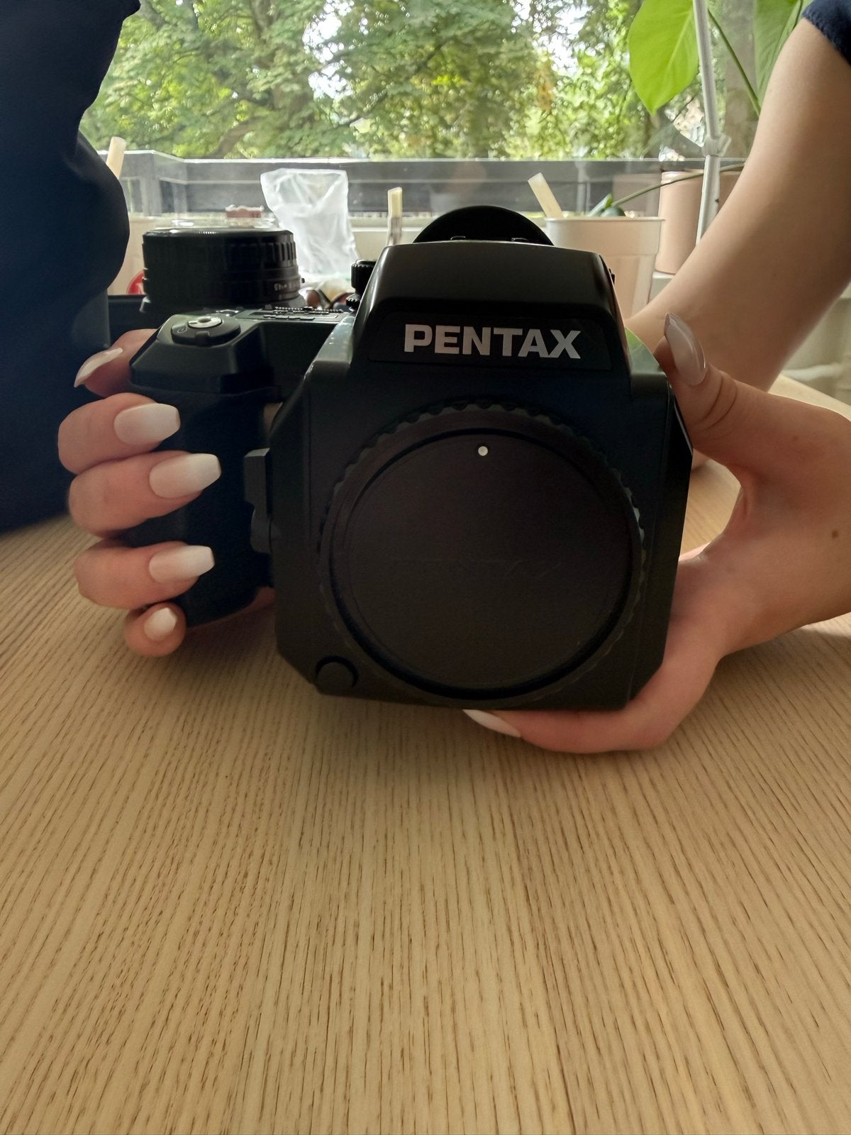 Pentax 645n camera, Ophalen, Zo goed als nieuw, Spiegelreflex, Pentax