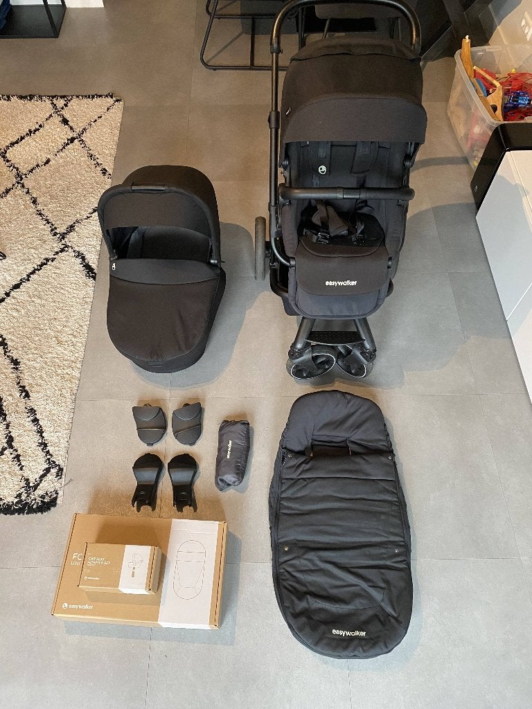 Easy Walker Harvey 3, Zo goed als nieuw, Met reiswieg, Ophalen, Kinderwagen