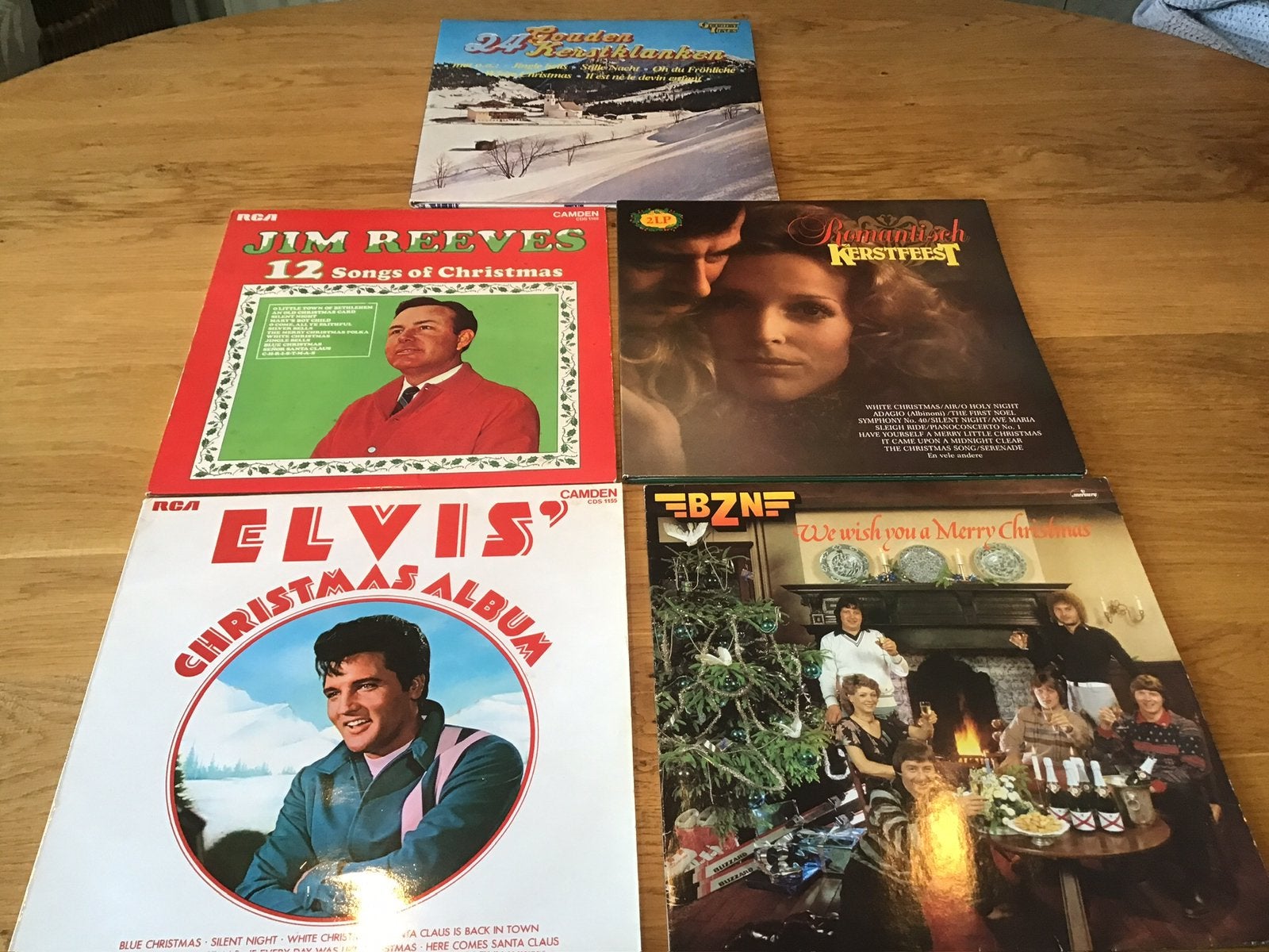 5 Kerst L.P’s, waarvan 2 dubbel L.P’s, zie beschrijving., Diversen, Ophalen of Verzenden, Zo goed als nieuw