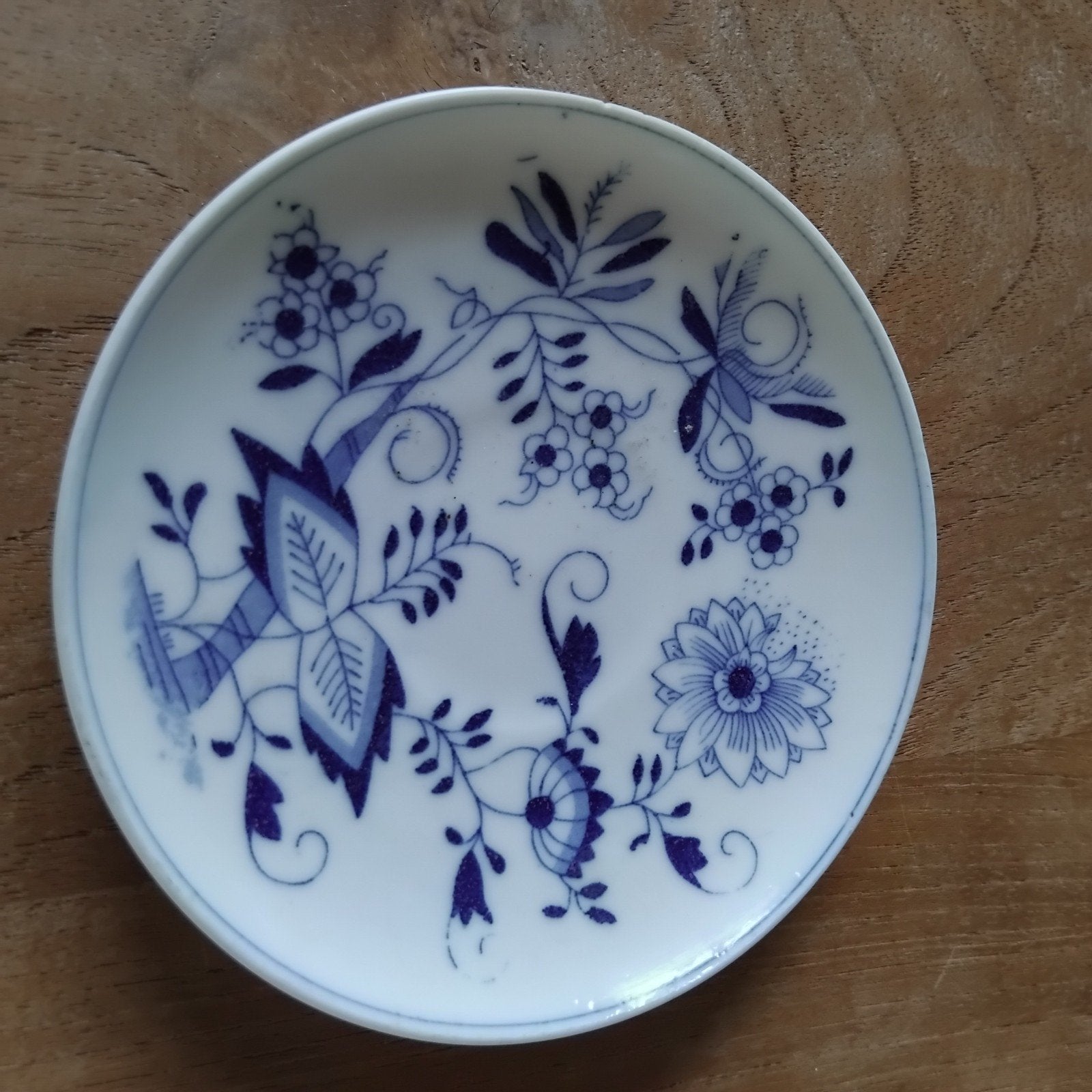 Zwiebelmuster Meissen schotel bordje, Ophalen of Verzenden