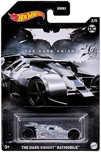 Hot Wheels Batmobiel  The Dark Knight 1:64, Ophalen of Verzenden, Nieuw, Auto