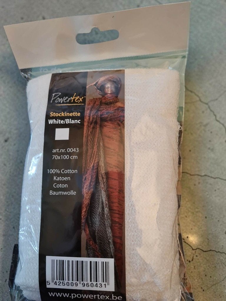 Powertex stockinette, Overige thema's, Overige typen, Textiel, Nieuw
