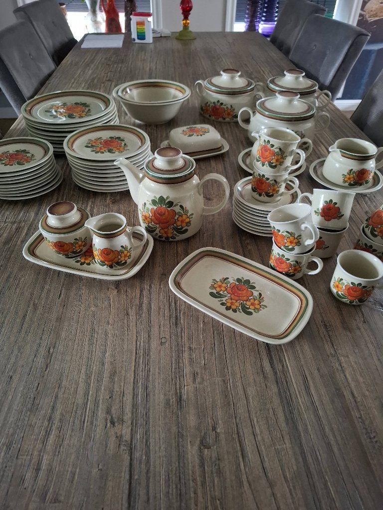 Winterlling roslau batavia servies, Ophalen, Gebruikt, Vintage, Aardewerk
