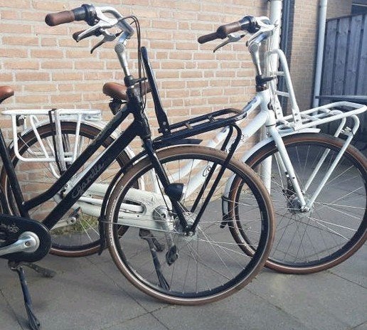 2X Gazelle Miss Grace transportfiets;  Black&White, T7 Nexus, 53 tot 56 cm, Ophalen, Zo goed als nieuw, Versnellingen