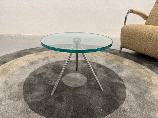 Nieuw Beek Maupertuus Bijzettafel Glas D50 H40 Design Tafel, Minder dan 50 cm, Rond, Nieuw, Minder dan 50 cm