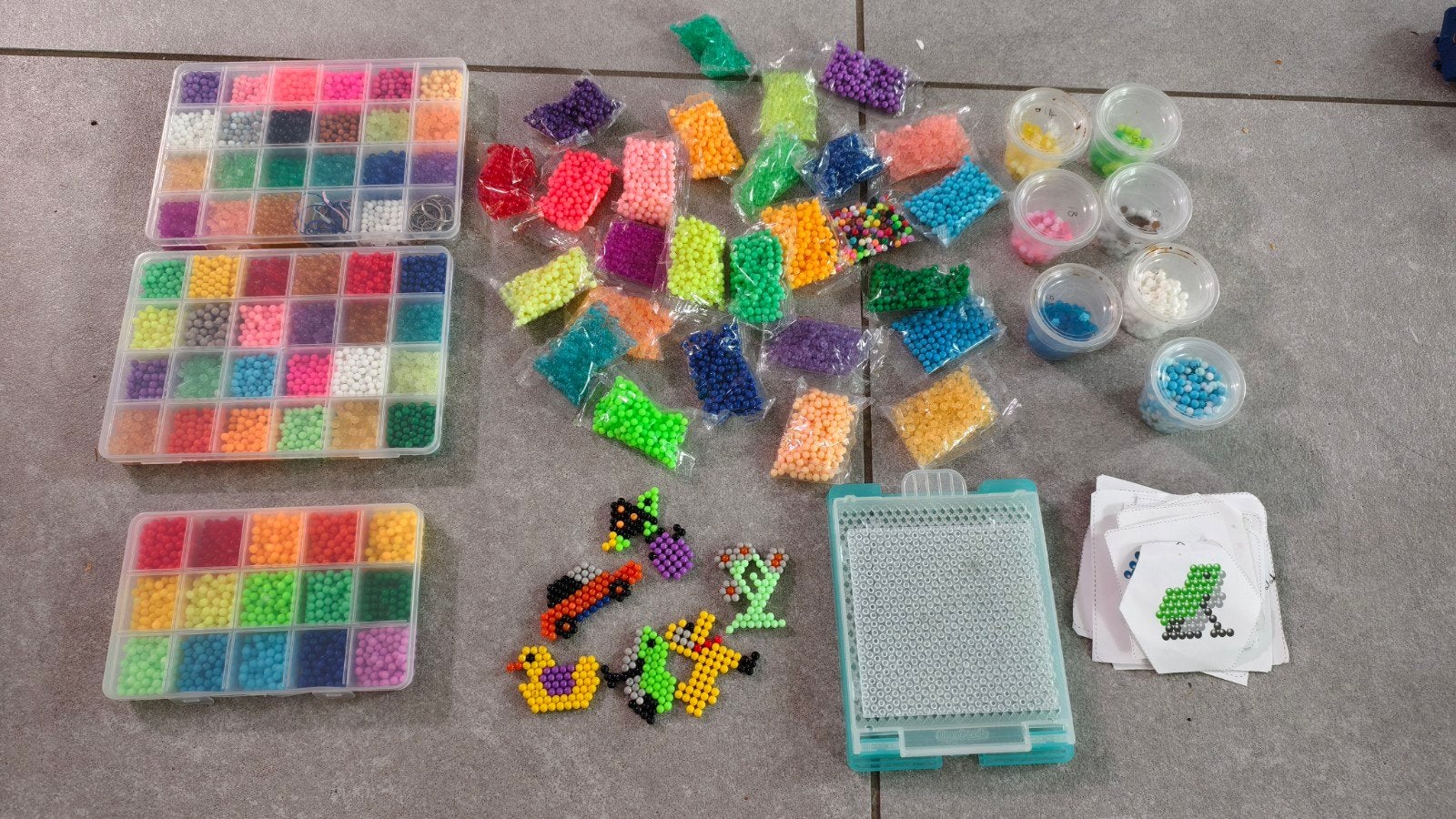 Workaholic waterkralen set – werkt hetzelfde als Aquabeads, Ophalen of Verzenden, Zo goed als nieuw, Overige merken