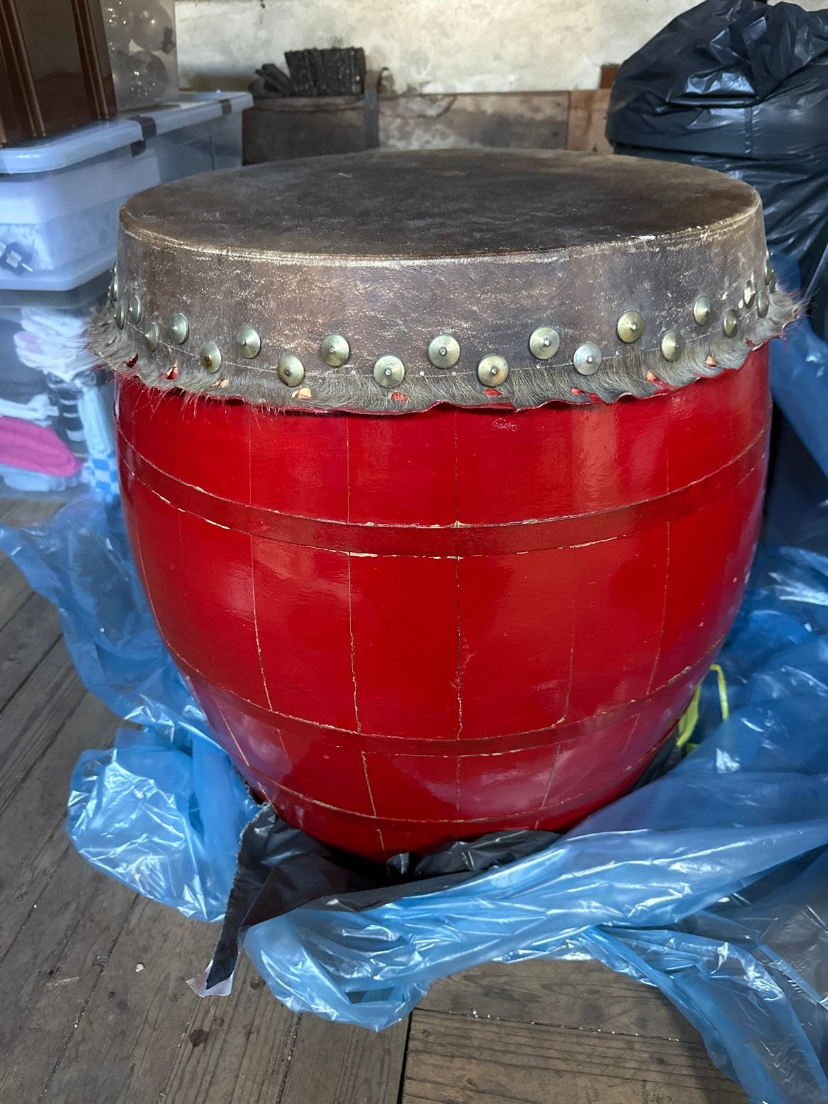 Traditionele Chinese trommel - Rood, Ophalen, Gebruikt, Overige merken