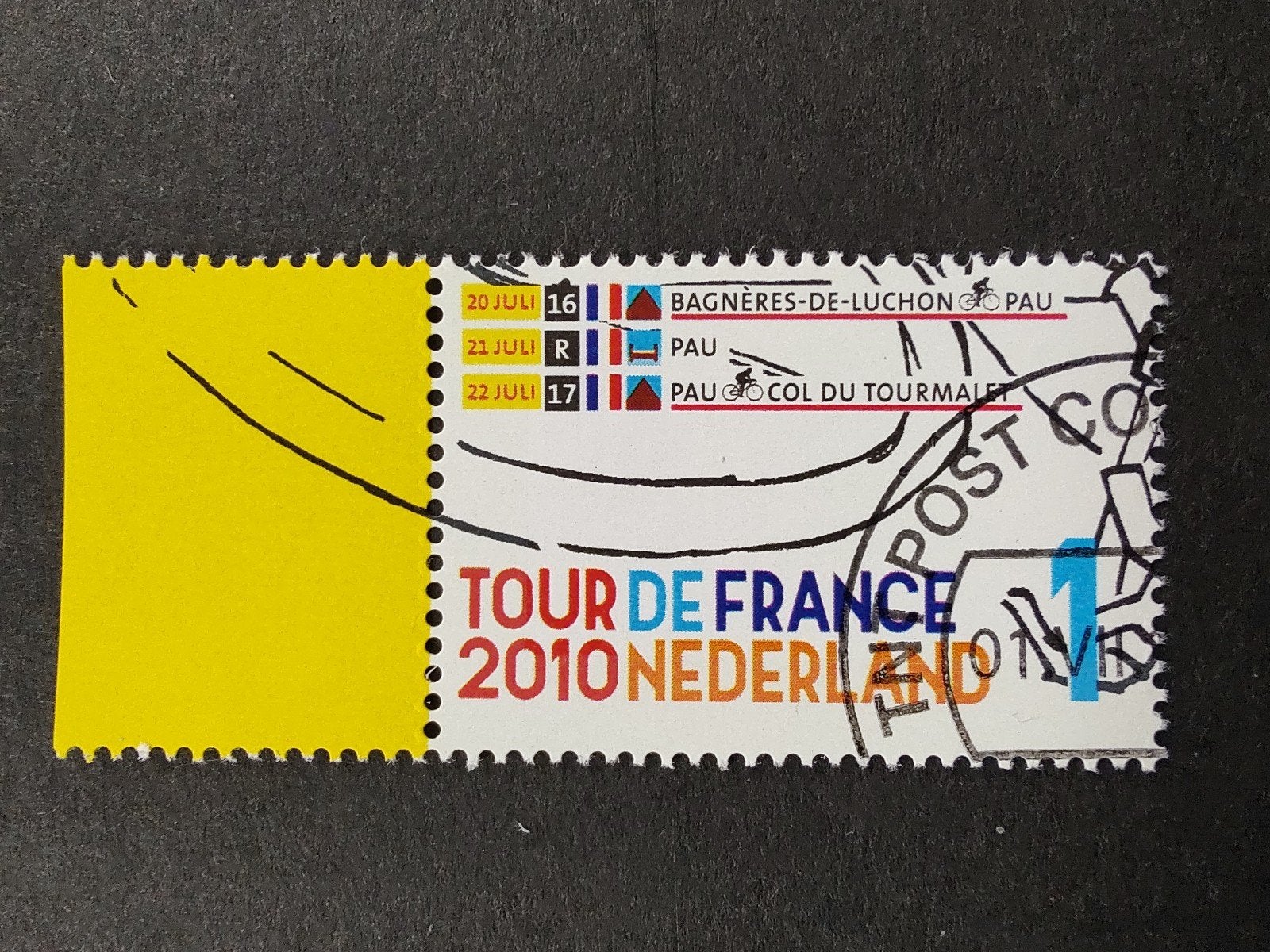 2722 tour de France 2/1 2010, Postzegels en Munten, Ophalen of Verzenden
