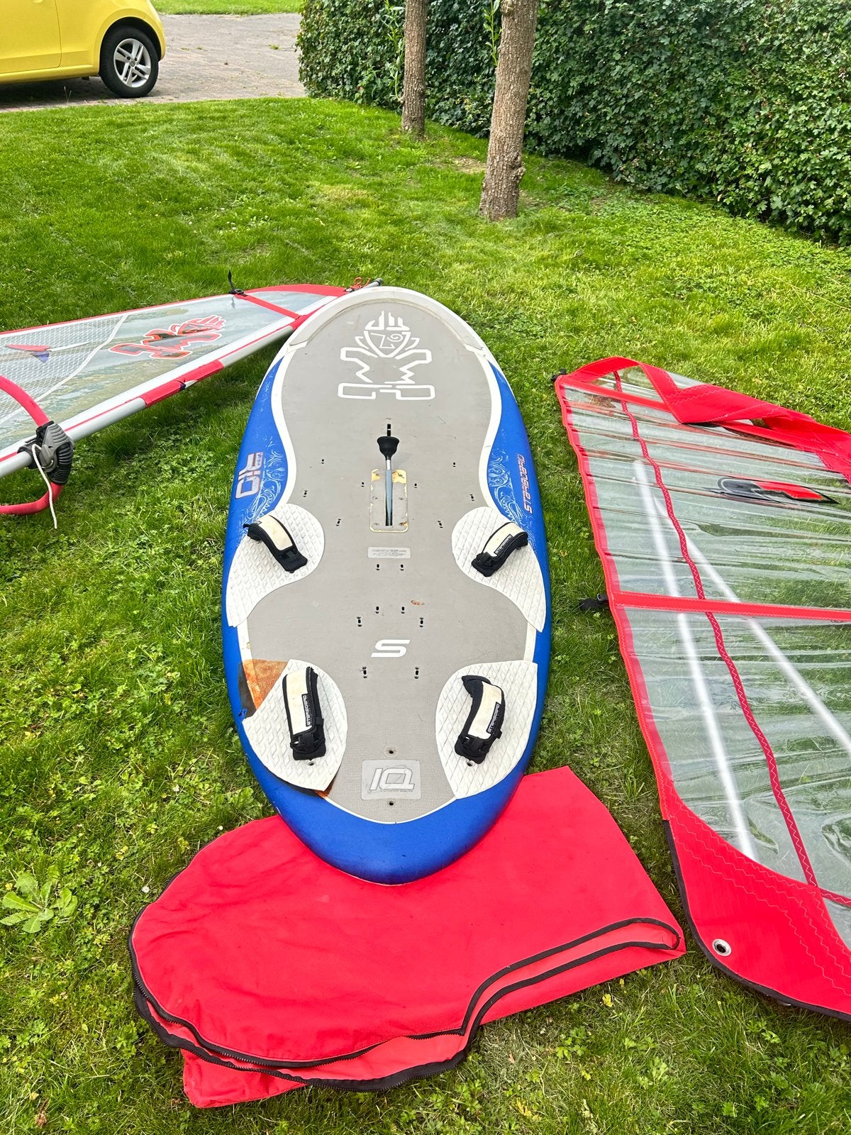 Complete Windsurf set, starboard rio en 2 zeilen, Ophalen, Met zeil(en), 250 tot 300 cm, Gebruikt