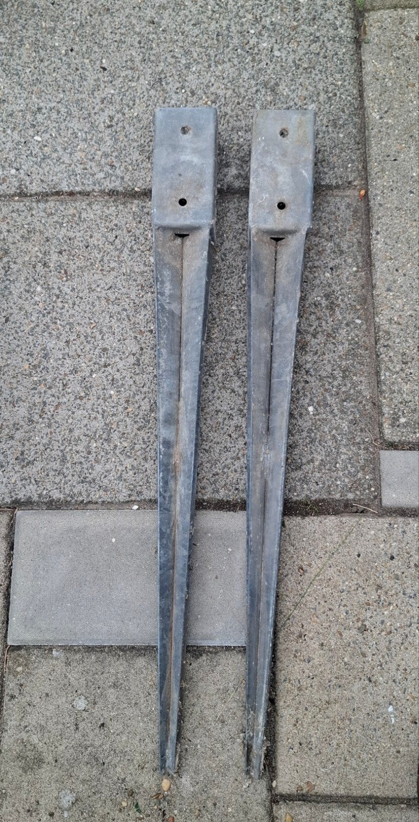 Gratis 2 paaldragers voor 7cm palen, Ophalen, Gebruikt, Minder dan 180 cm, Overige typen