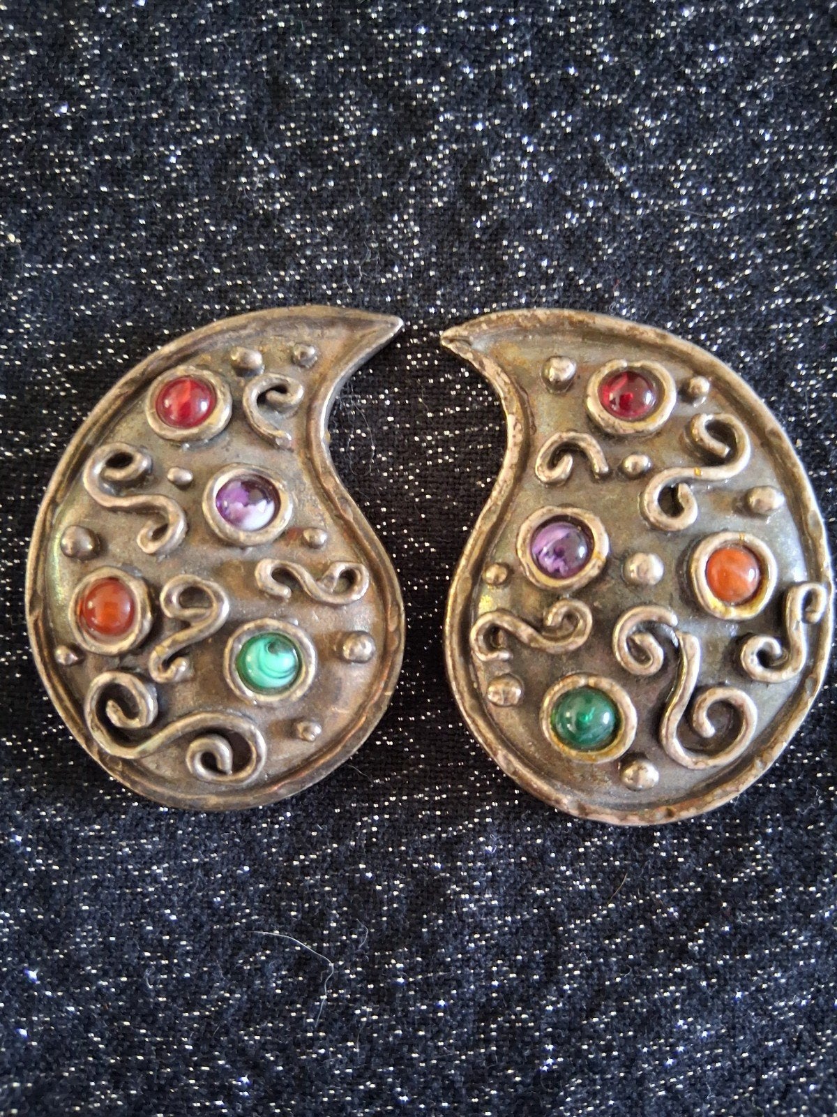 Oorclips van Edouard Rambaud Paris sieradenontwerper, Overige materialen, Ophalen of Verzenden, Met edelsteen, Zilver