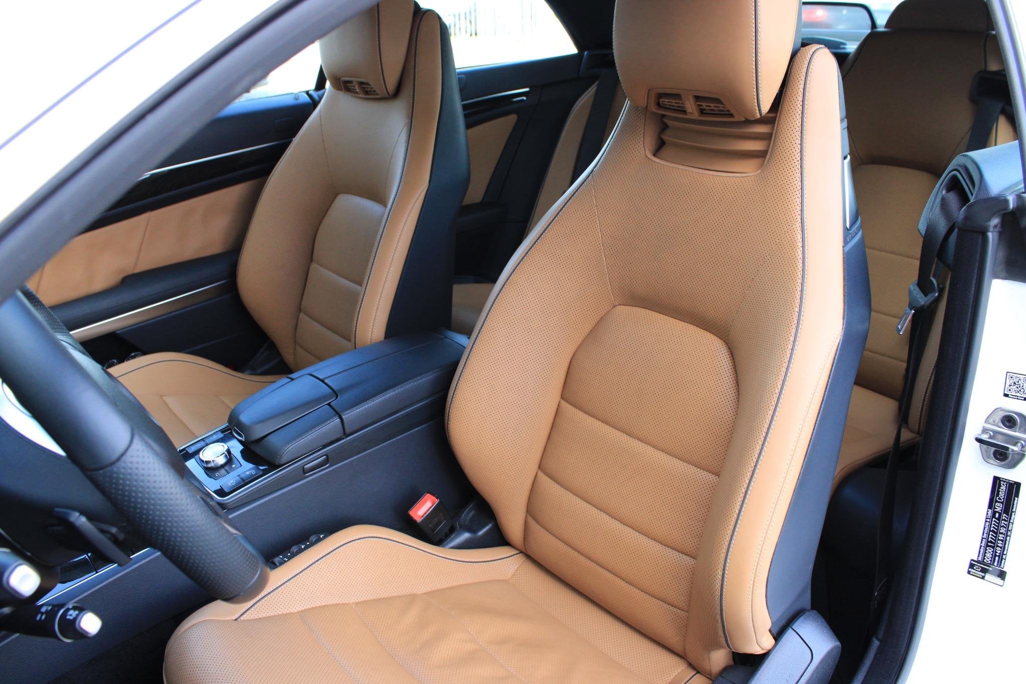 Mercedes-Benz E-Klasse Cabrio 400 AMG Bruin Leder | HarmanKa, Auto's, Achterwielaandrijving, Euro 6, Cabriolet, 4 stoelen