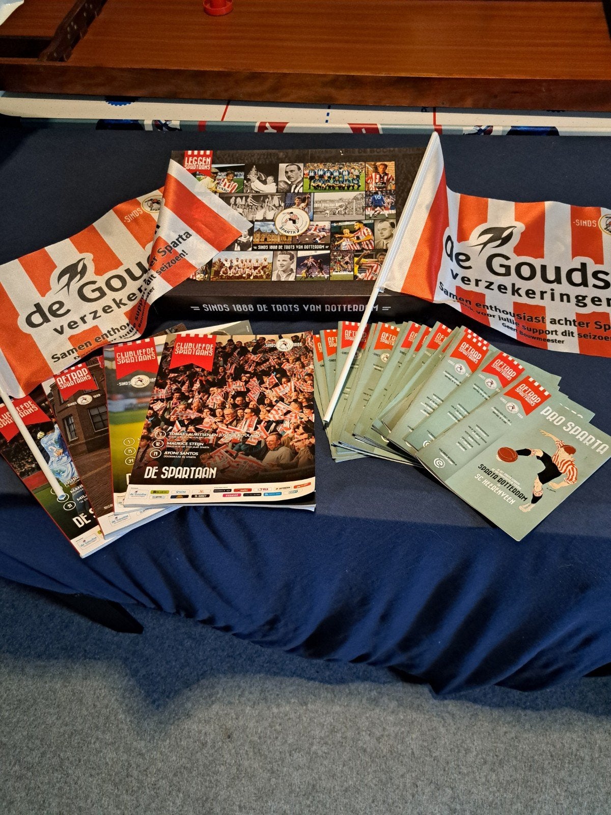 Sparta Rotterdam Fanpakket: Vlaggen, Tijdschriften & Meer!, Verzamelen, Ophalen of Verzenden, Zo goed als nieuw, Sparta, Overige typen