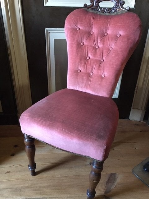 fauteuil, louis XV of victoriaans, Antiek en Kunst, Antiek | Meubels | Stoelen en Banken, Ophalen