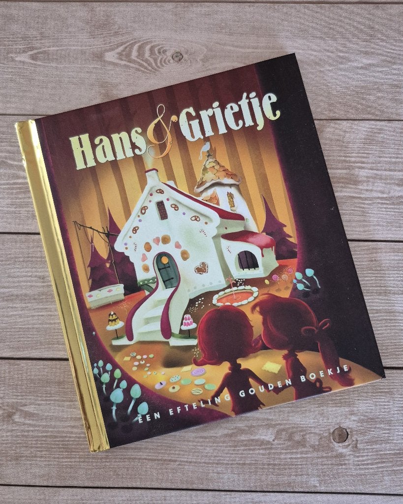 Efteling Gouden Boekje – Hans & Grietje, Fictie algemeen, Zo goed als nieuw, Disney, Gouden boekje
