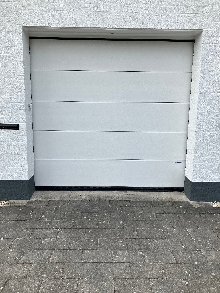GEISOLEERDE GARAGEDEUR MERK CRAWFORD 250 X 237.5 CM, Ophalen, Gebruikt, Garagedeur, 120 cm of meer