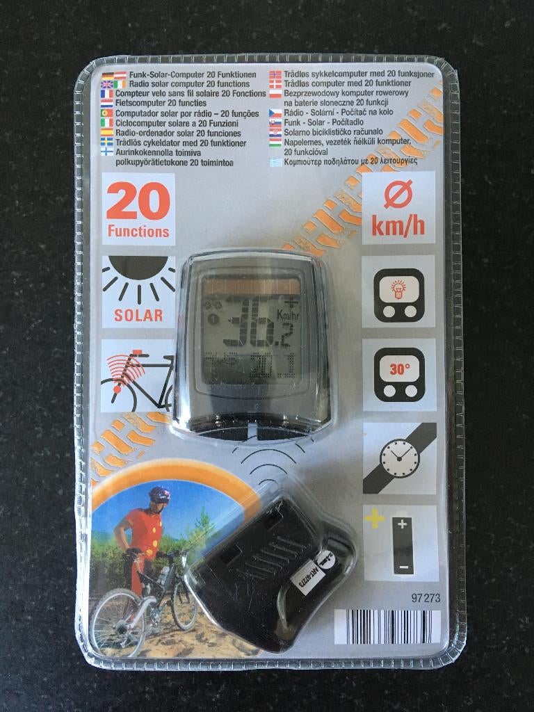 Fietscomputer met 20 verschillende functies (nieuw!), Fietsen en Brommers, Fietsaccessoires | Fietscomputers, Nieuw, Draadloos