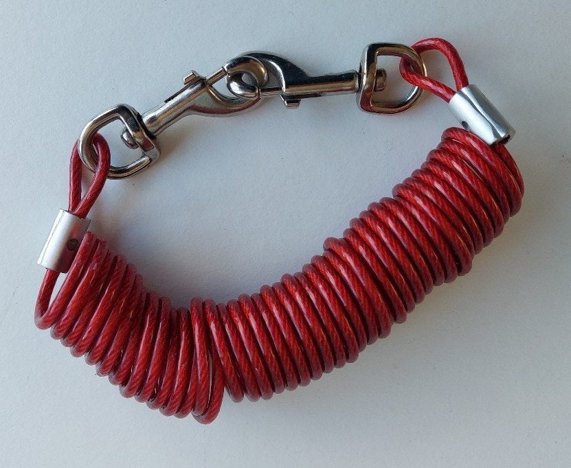 Aanlegspiraal - Hondenpen met Handvat en Ring - 41cm (Nieuw), Dieren en Toebehoren, Ophalen of Verzenden, Nieuw, Hondenriem