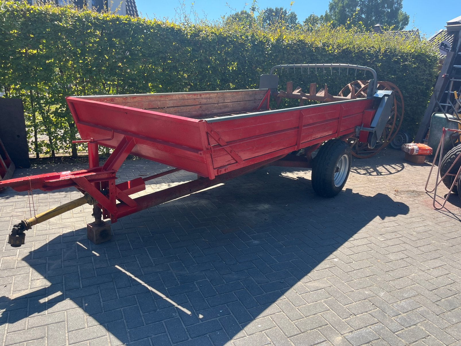 Mestwagen/mf35 schelpen., Ophalen, Gewasbescherming en Bemesting