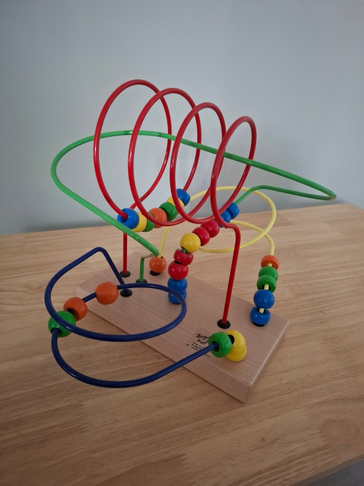 Houten kralen spiraal doolhof van Joy-Toy, Ophalen, Zo goed als nieuw, Overige typen
